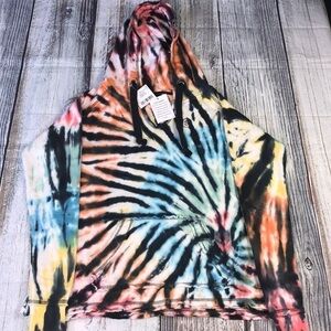 VICI Boho Tie Dye Hoodie Junior Size S